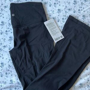 Black Lululemon Align Mini-Flare Pant